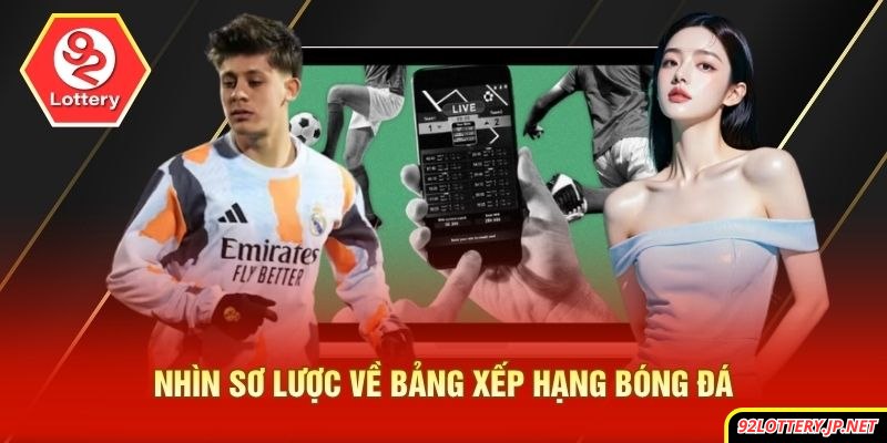 Nhìn sơ lược về bảng xếp hạng bóng đá